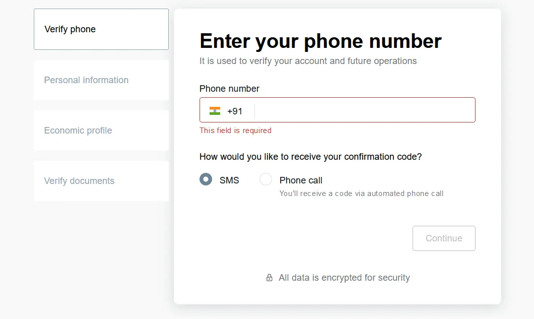 Exness Registration - Verify Your Account.